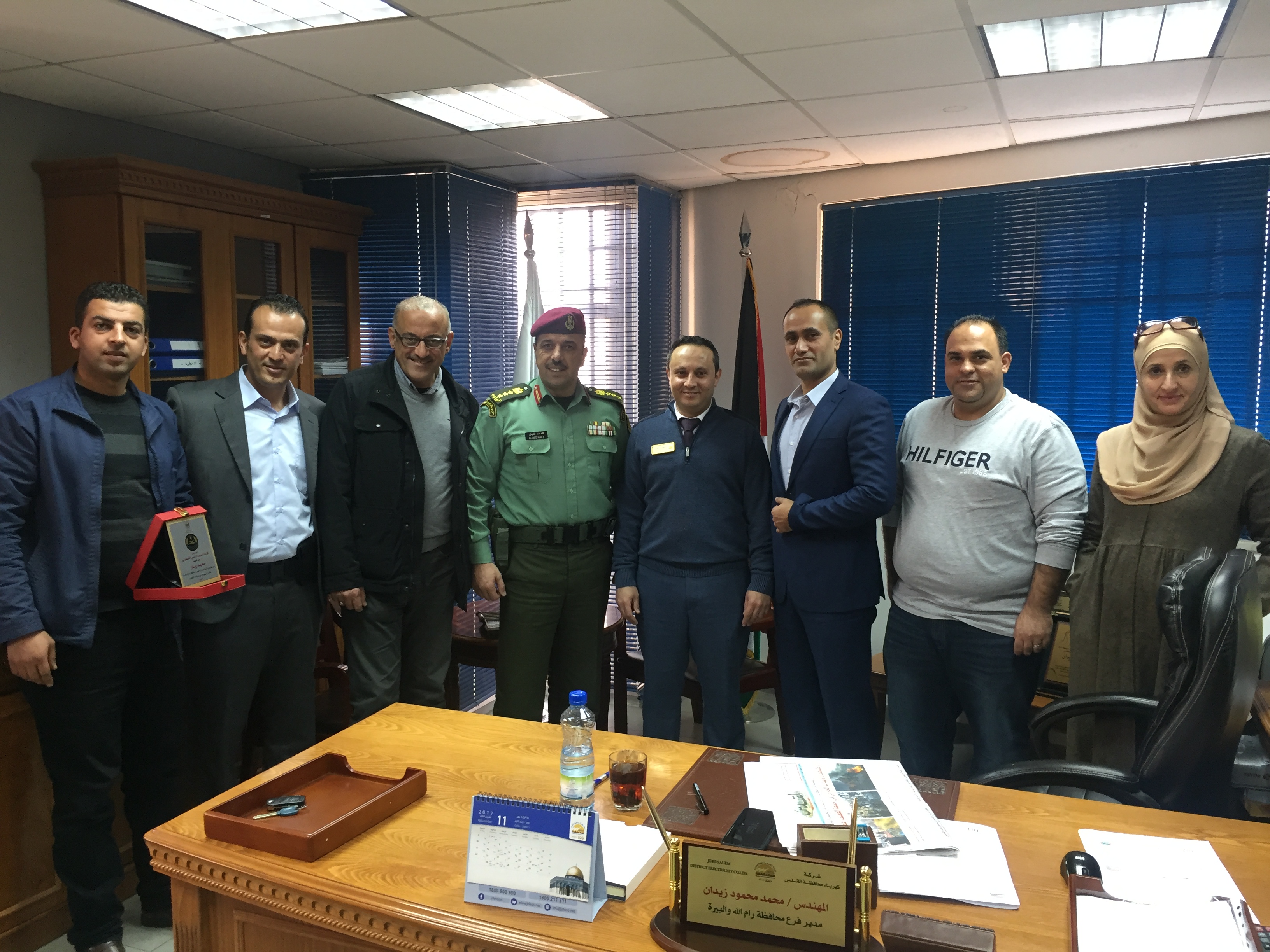 الحرس الرئاسي يثمن جهود كهرباء القدس في تأمين احتياجات المحافظة من الطاقة الكهربائية